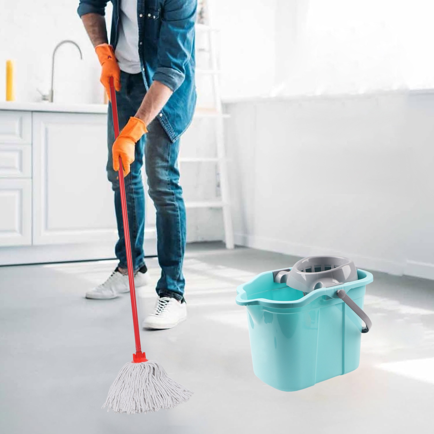 Microfiber Mop and Cotton Mop
