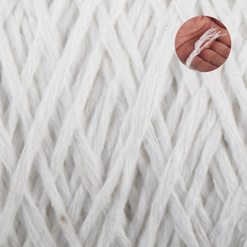 Twist ply cotton yarn rope