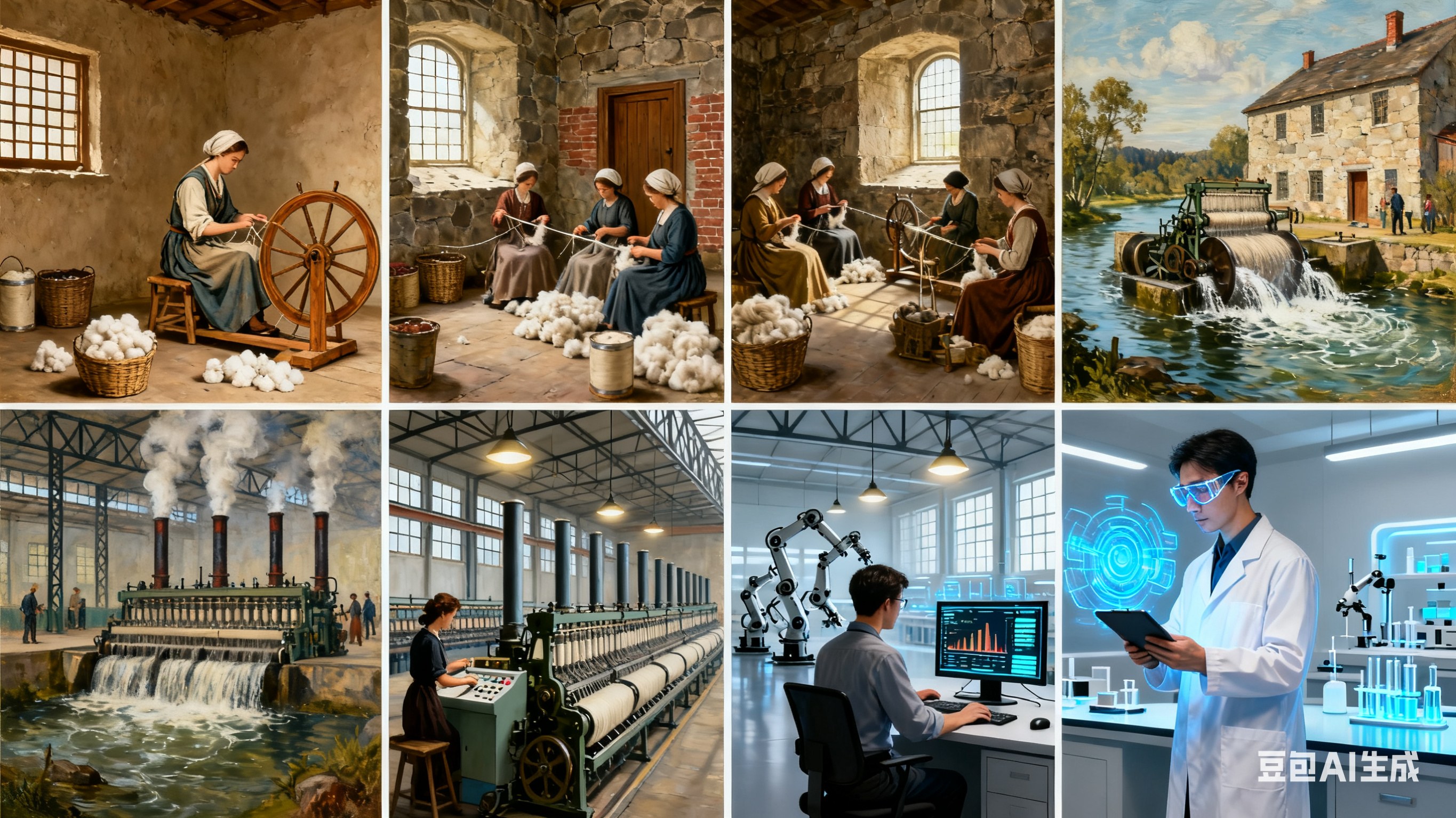 The Evolution of Spinning: From Fingertips to Smart Factories