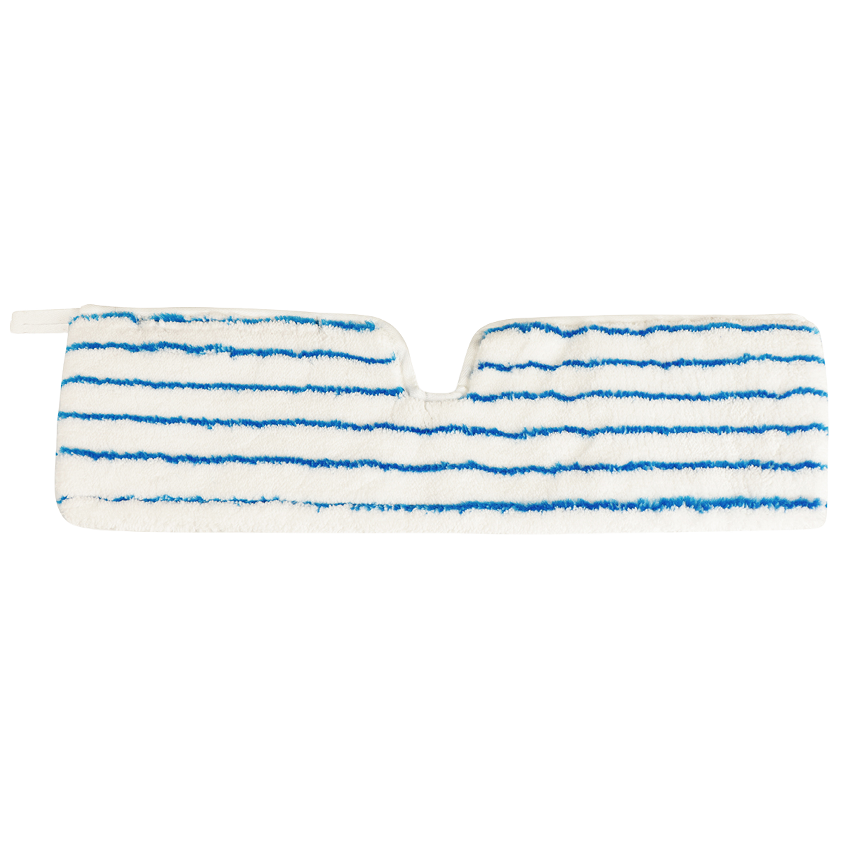 Blue & White Striped Microfiber Flat Mop Refill