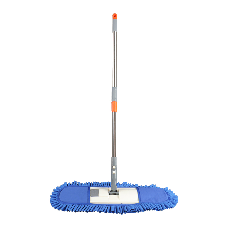 Commercial Blue Flat Microfiber Mop