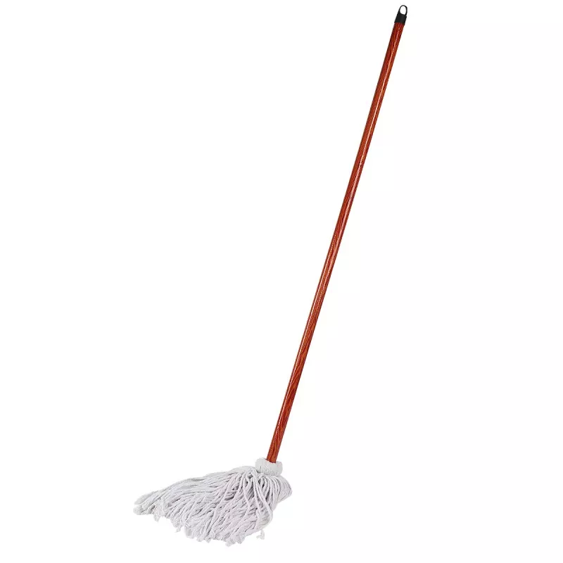 Cotton Wet Mop With Wooden Handle