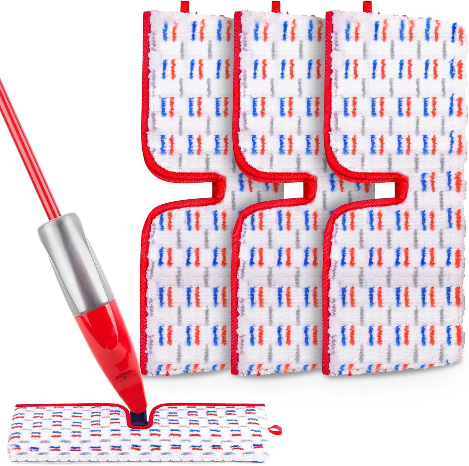 Custom Microfiber Flip Flat Mop Pads