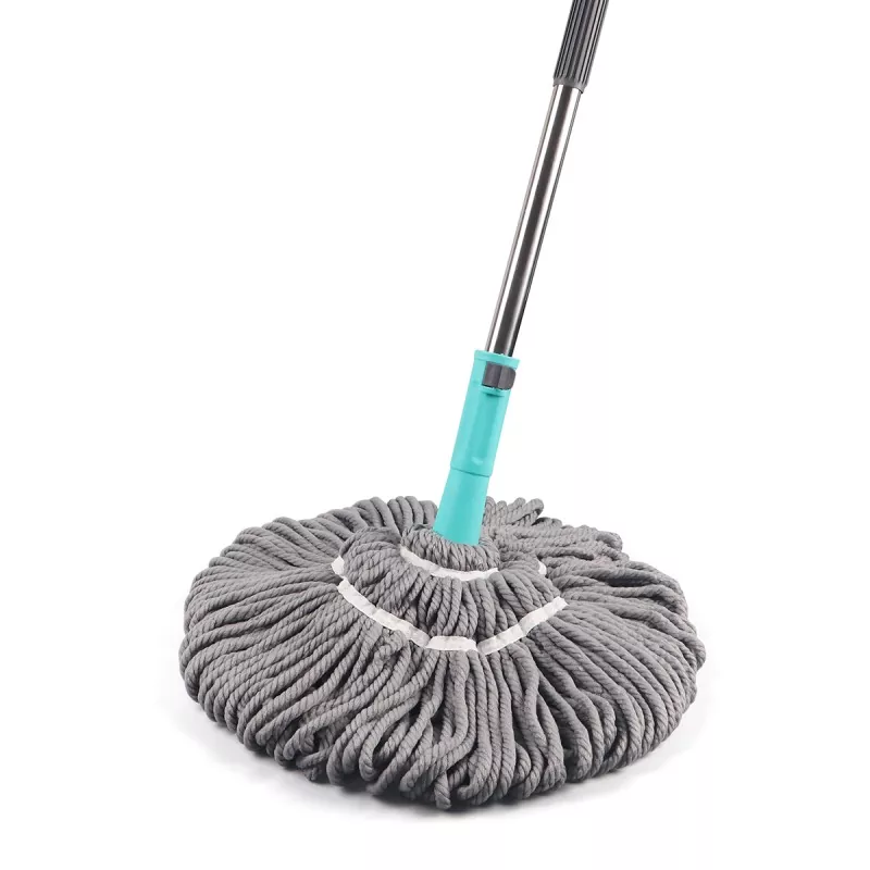 Gray Telescopic Microfiber Twist Mop