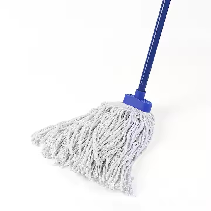Household Iron Handle Cotton Wet Mop