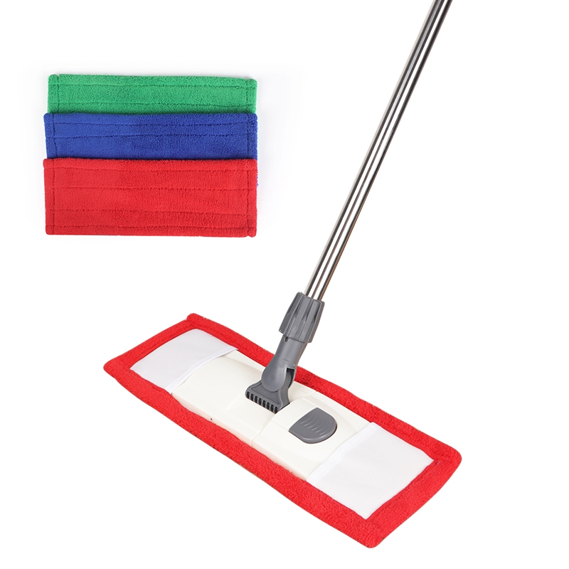 Telescopic Coral Velvet Flat Mop