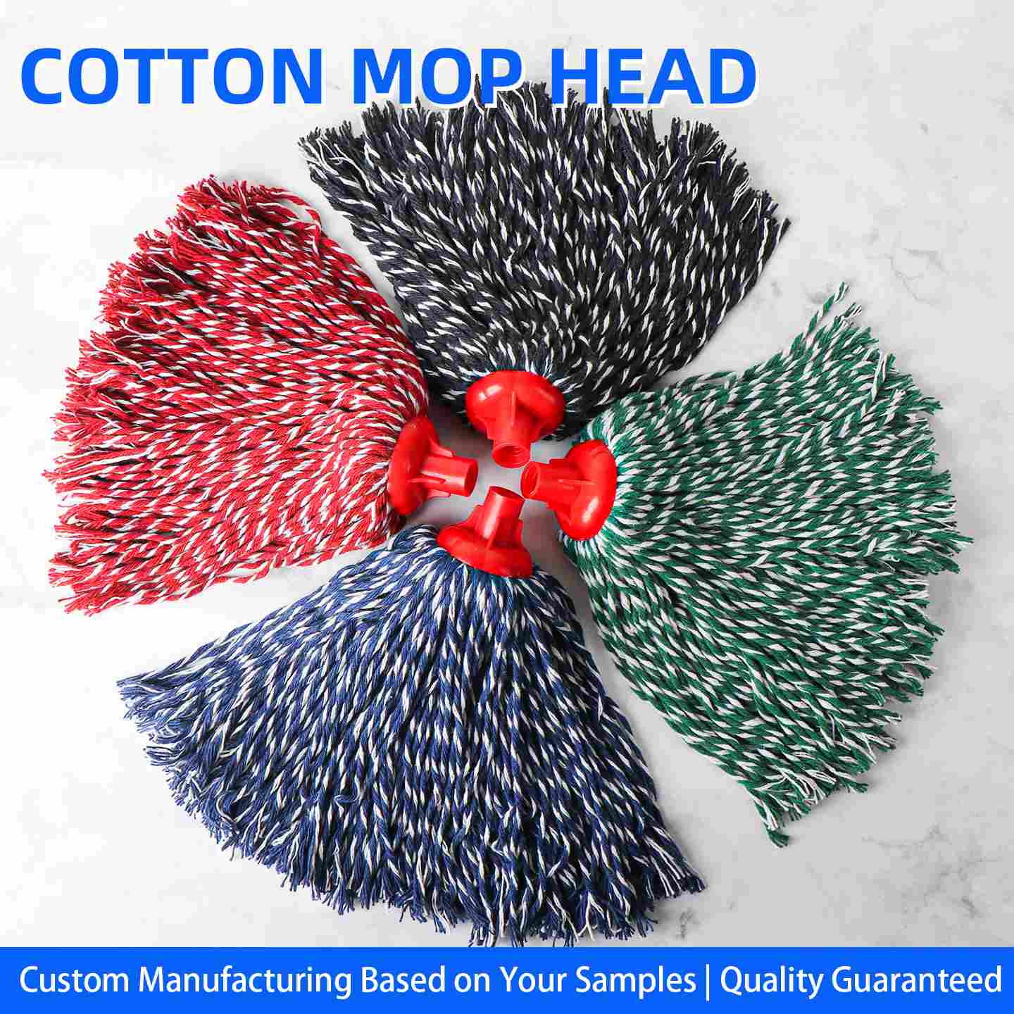Twisted Color Cotton Mop Head