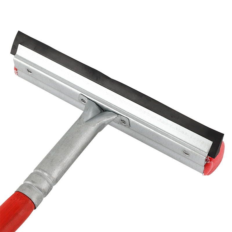 Window Wiper with Wood Handle