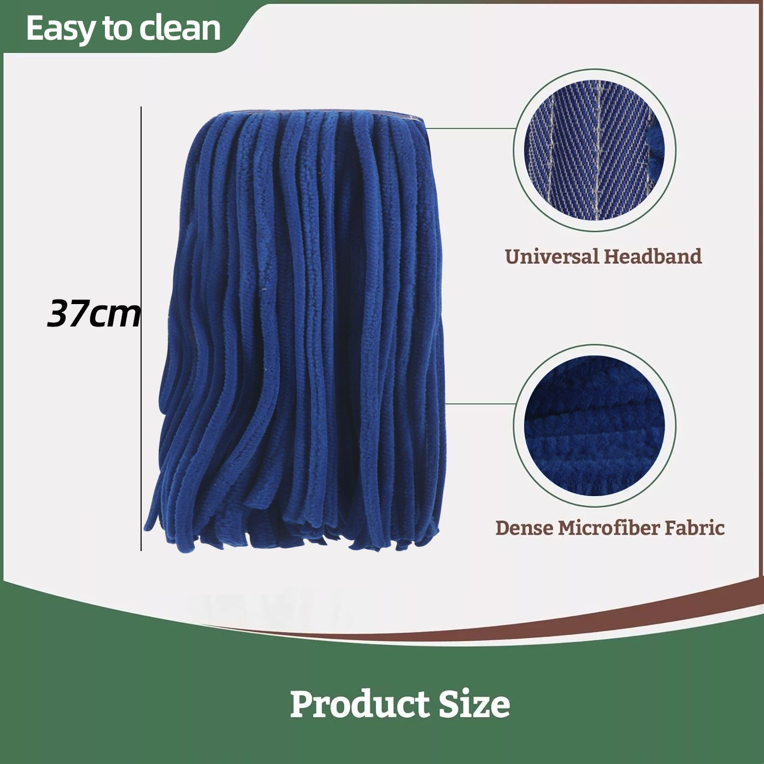 Woolen Thread Cut End Strip Mop Head